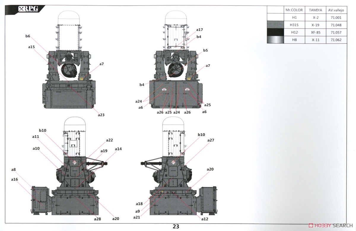 MK-15 MODII Block 1B Phalanx Close-In Weapon System (Plastic model) Color1