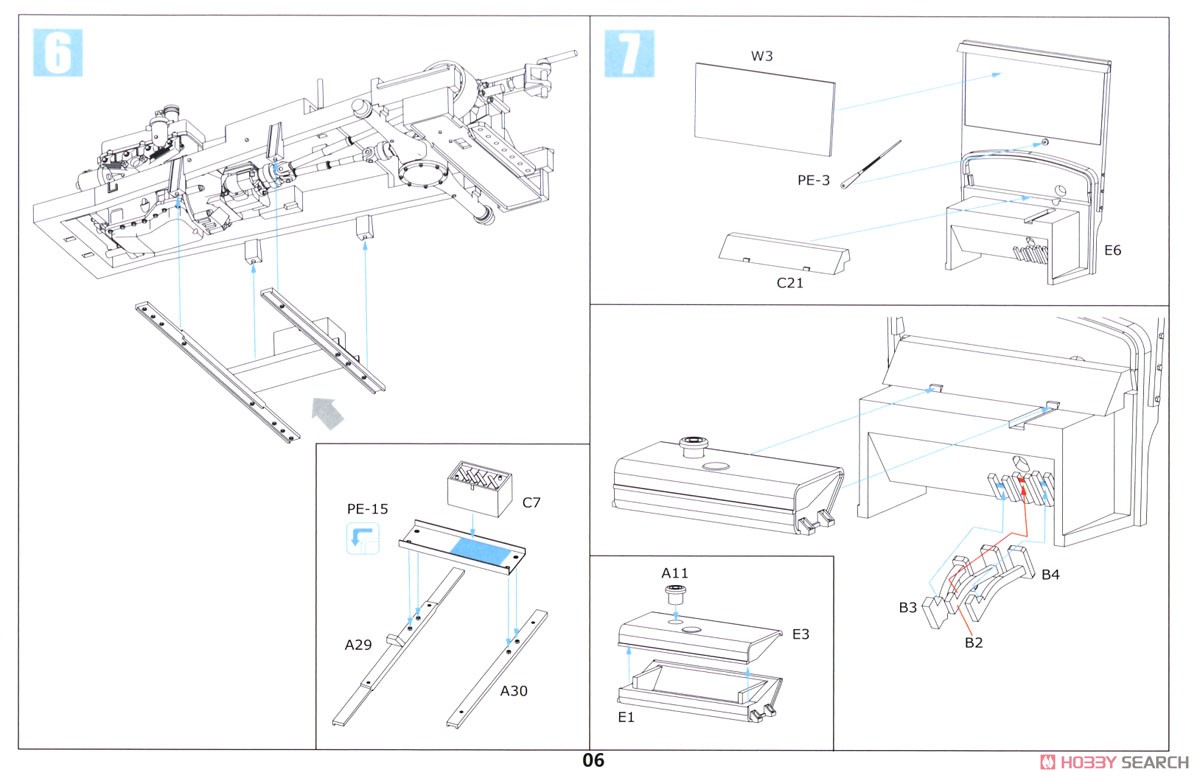 ドイツ ハノマーグ RL-20トラクター 2in1 w/フルインテリア (プラモデル) 設計図4