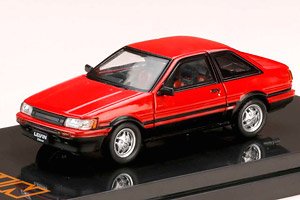 トヨタ カローラ レビン GT APEX 2ドア (AE86) レッド / ブラック (ミニカー)