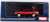 トヨタ カローラ レビン GT APEX 2ドア (AE86) レッド / ブラック (ミニカー) パッケージ1