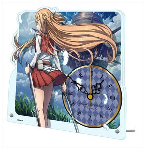 Sword Art Online Progressive: Aria of a Starless Night Acrylic Table Clock (Anime Toy)