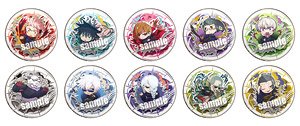 Buchimasu ! Jujutsu Kaisen Battle Trading Can Badge (Set of 10) (Anime Toy)