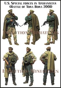 U.S Special Forces in Afghanistan (Battle of Tora Bora 2001) (Set of 2) (Plastic model)