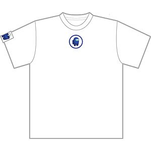 Among Us Nendoroid Plus T-Shirt Crewmate Blue L (Anime Toy)
