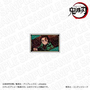 TV Animation Demon Slayer: Kimetsu no Yaiba: Mugen Train Plate Badge Tanjiro Kamado (Anime Toy)