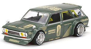 Datsun Kaido 510 Wagon Green Kaido House RHD (Diecast Car)