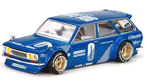 Datsun Kaido 510 Wagon Blue Kaido House (RHD) (Diecast Car)