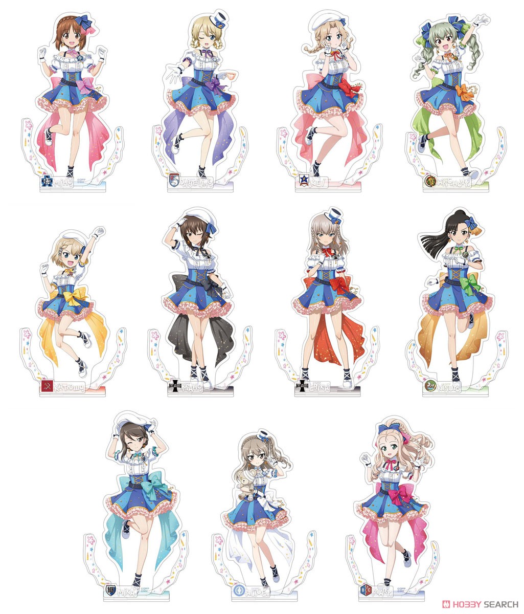 [ガールズ＆パンツァー 戦車道大作戦！] アクリルスタンド (マリー/5周年) (キャラクターグッズ) その他の画像1