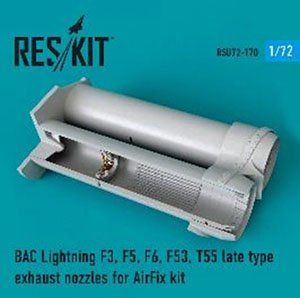 BAC Lightning F3, F5, F6, F53, T55 Exhaust Nozzles Late Type (for Airfix) (Plastic model)