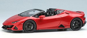 Lamborghini Huracan EVO Spyder 2019 (Loge wheel) ロッソビア (キャンディレッド) (ミニカー)