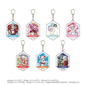 Acrylic Key Ring [Senki Zessho Symphogear XD Unlimited] 05 Chris Birthday Ver. (Set of 7) (Anime Toy)
