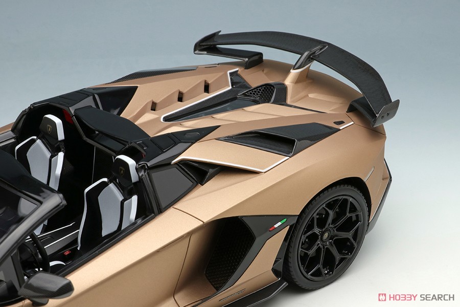 Lamborghini Aventador SVJ Roadster 2019 (Leirion wheel) マットブロンズ (ミニカー) 商品画像5