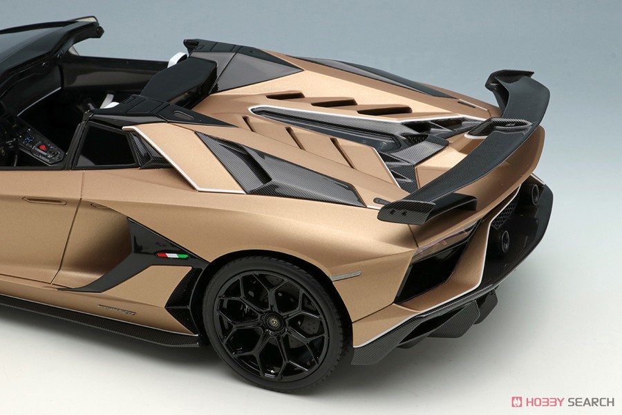 Lamborghini Aventador SVJ Roadster 2019 (Leirion wheel) マットブロンズ (ミニカー) 商品画像6