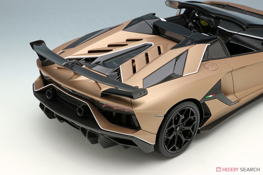 Lamborghini Aventador SVJ Roadster 2019 (Leirion wheel) マットブロンズ (ミニカー) 商品画像7