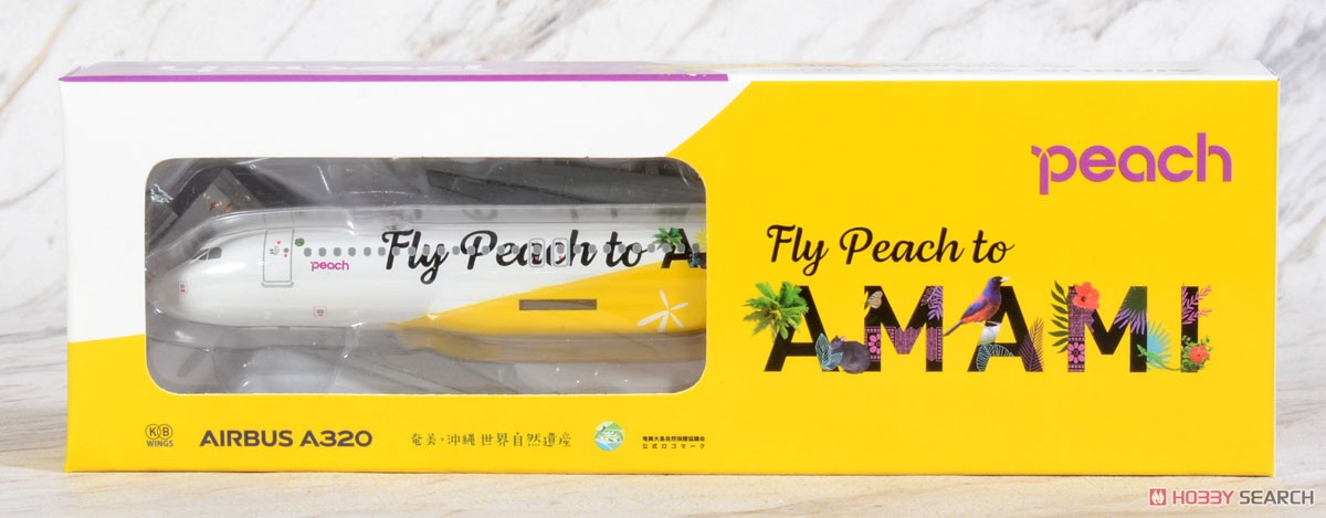 A320-200 PEACH `Fly Peach to AMAMI` (JA08VA) (完成品飛行機) パッケージ1