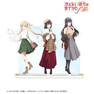 Saekano: How to Raise a Boring Girlfriend Fine [Especially Illustrated] Assembly Autumn Outing Ver. Big Acrylic Stand (Anime Toy)