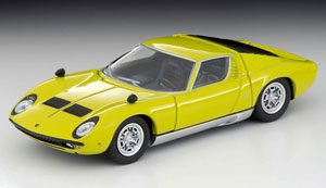 TLV Lamborghini Miura S (Yellow Green) (Diecast Car)