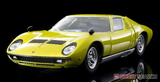 TLV Lamborghini Miura S (Yellow Green) (Diecast Car) Item picture7