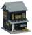 The Building Collection 045-5 Specialist Shop of Jeans/Japanese Sake (Model Train) Item picture3