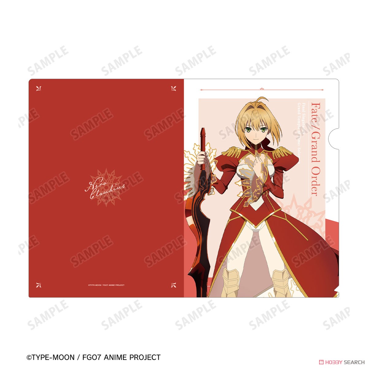Fate/Grand Order -終局特異点 冠位時間神殿ソロモン- ネロ・クラウディウス クリアファイル (キャラクターグッズ) 商品画像3