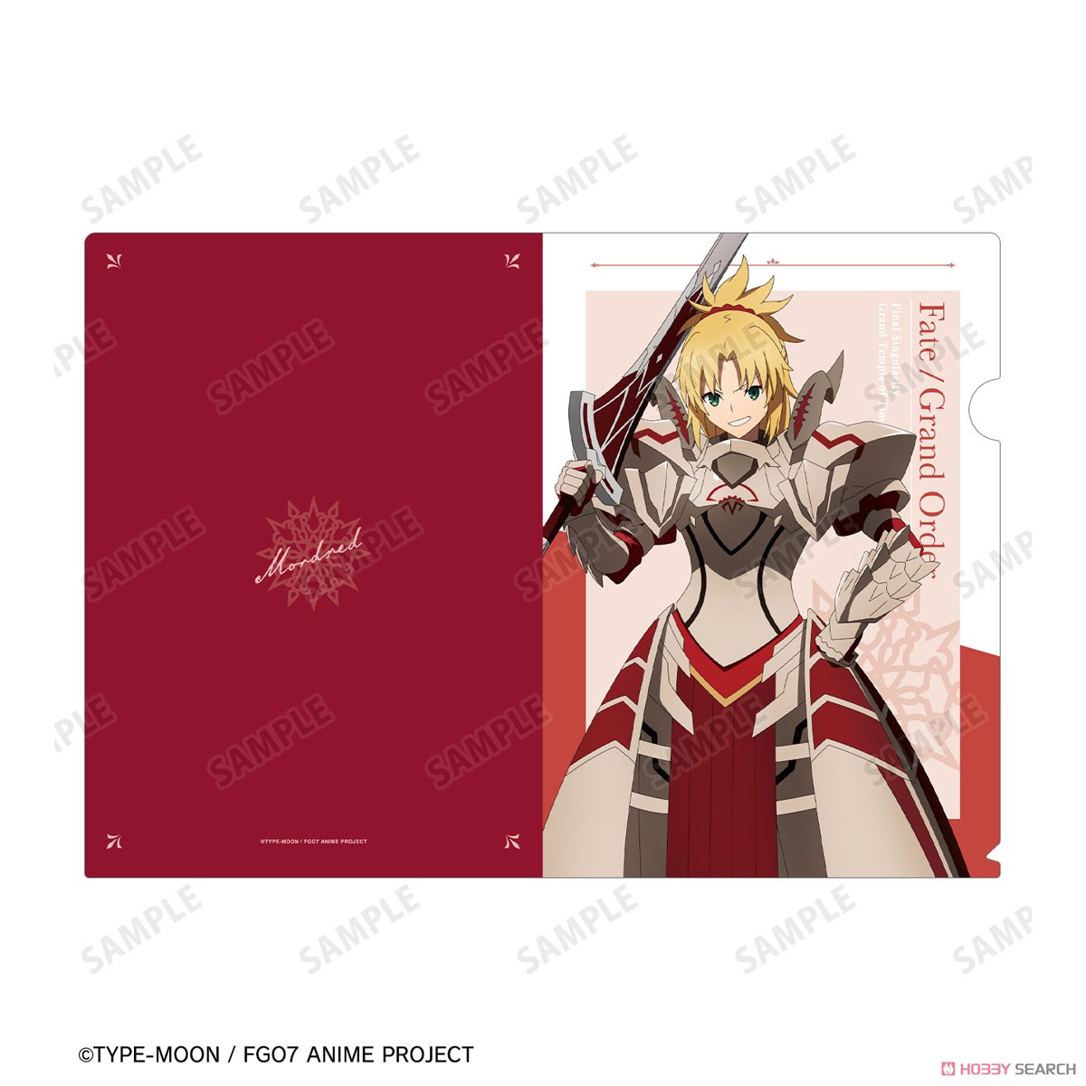 Fate/Grand Order -終局特異点 冠位時間神殿ソロモン- モードレッド クリアファイル (キャラクターグッズ) 商品画像3