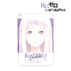Re:ゼロから始める異世界生活 エミリア Ani-Art aqua label 1ポケットパスケース (キャラクターグッズ)