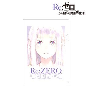 Re:ゼロから始める異世界生活 エミリア Ani-Art aqua label クリアファイル (キャラクターグッズ)
