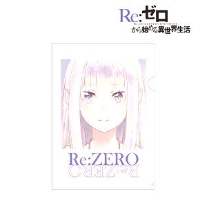 Re:Zero -Starting Life in Another World- Emilia Ani-Art Aqua Label Clear File (Anime Toy)