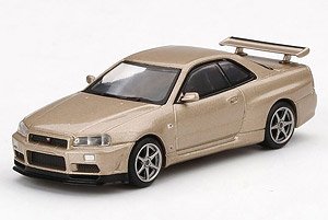 Nissan Skylnie GT-R (R34) M-Spec Silica Breath (RHD) (Diecast Car)