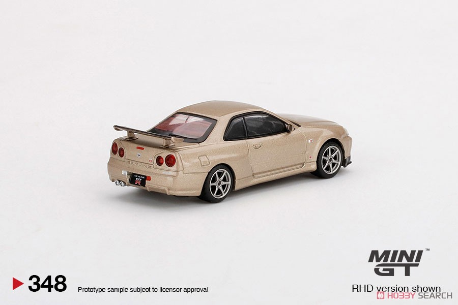 Nissan スカイライン GT-R R34 Mスペック シリカブレス (右ハンドル) (ミニカー) 商品画像2