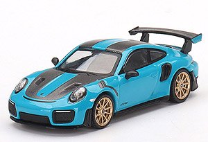 Porsche 991 GT2 RS Weissach Package Miami Blue (LHD) (Diecast Car)