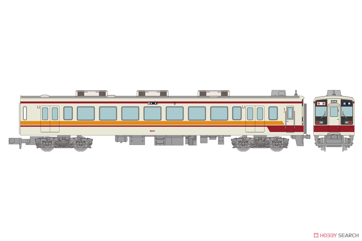 The Railway Collection Tobu Railway Series 6050 (Time of Debut) Two Car Set (2-Car Set) (Model Train) Other picture3