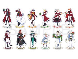 Obey Me! x mixx garden Devil`s Night Christmas Trading Acrylic Stand (Set of 5) (Anime Toy)