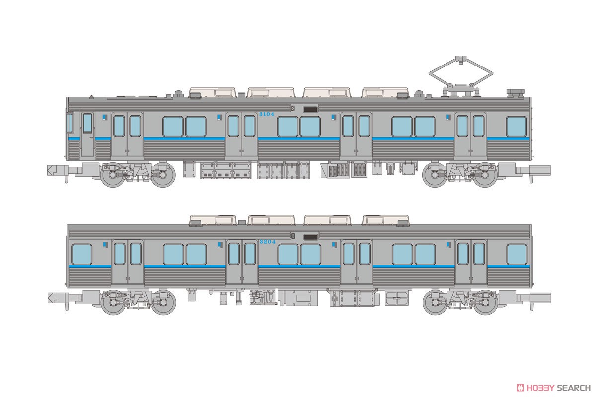 鉄道コレクション 名古屋市交通局 鶴舞線 3000形 3101編成 6両セット (6両セット) (鉄道模型) その他の画像3