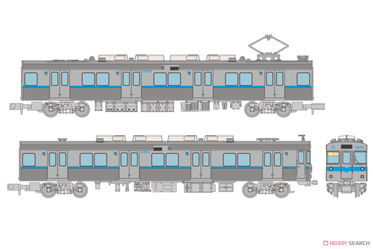 鉄道コレクション 名古屋市交通局 鶴舞線 3000形 3101編成 6両セット (6両セット) (鉄道模型) その他の画像4