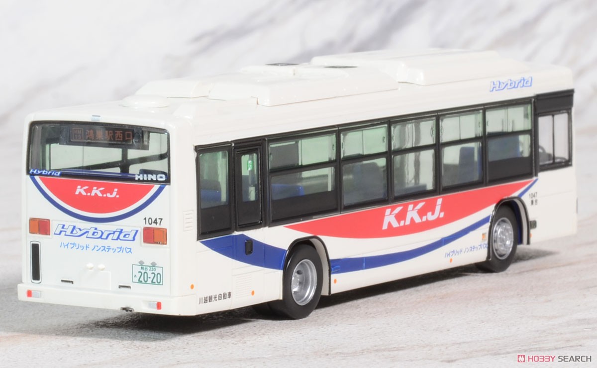 The All Japan Bus Collection 80 [JH044] Kawagoe Kanko Bus (KKJ) (Hino Blue Ribbon Hybrid) (Saitama Area) (Model Train) Item picture3