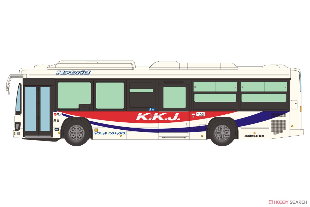 The All Japan Bus Collection 80 [JH044] Kawagoe Kanko Bus (KKJ) (Hino Blue Ribbon Hybrid) (Saitama Area) (Model Train) Other picture2