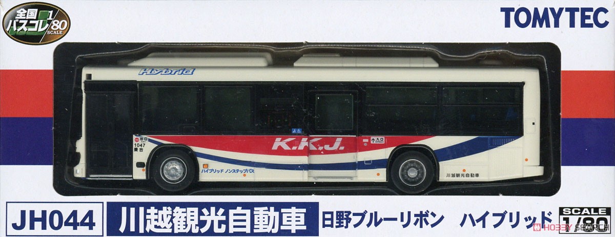 全国バスコレクション80 [JH044] 川越観光自動車 (KKJ) (日野ブルーリボンハイブリッド) (埼玉県) (鉄道模型) パッケージ1