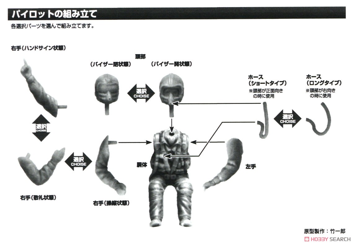 航空自衛隊 支援戦闘機 F-1 パイロットフィギュア付き (プラモデル) 設計図6