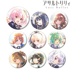 Assault Lily Last Bullet Trading Ani-Art Aqua Label Can Badge Ver.A (Set of 9) (Anime Toy)
