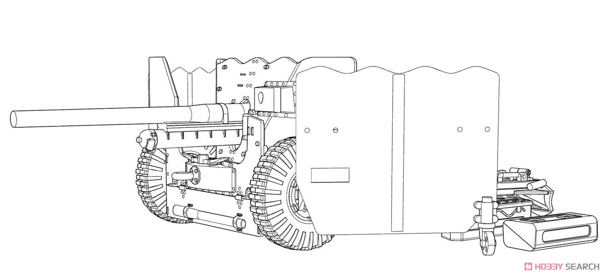 オードナンス QF 6ポンド 対戦車砲Mk.II/IV (プラモデル) 画像一覧