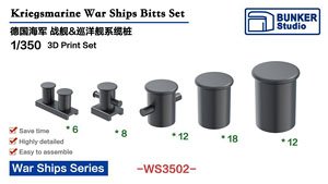 WWII Kriegsmarine War Shios Bitts Set (Plastic model)