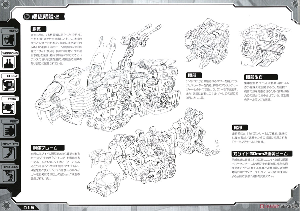 RZ-007 シールドライガー マーキングプラスVer. (プラモデル) 解説5