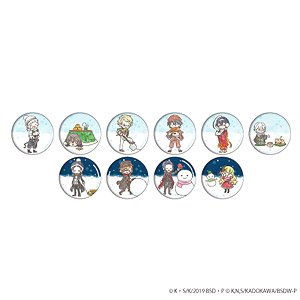 Can Badge [Bungo Stray Dogs] 16 Winter Ver. (Graff Art) (Set of 10) (Anime Toy)