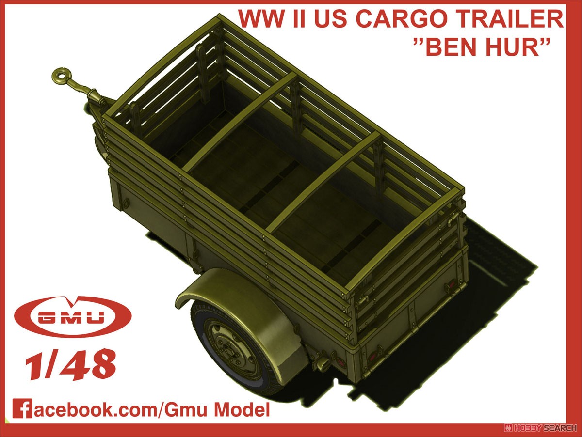 WWII US Cargo Trailer `Ben Hur` (Plastic model) Other picture3