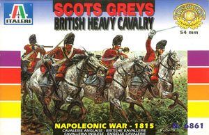 ナポレオン戦争 イギリス重騎兵 `スコットグレイ` (プラモデル)