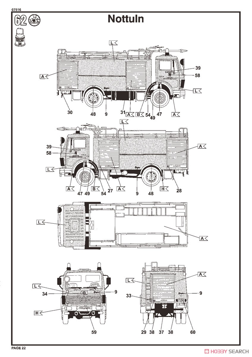 Mercedes-Benz 1625 TLF 24/50 (Model Car) Color1