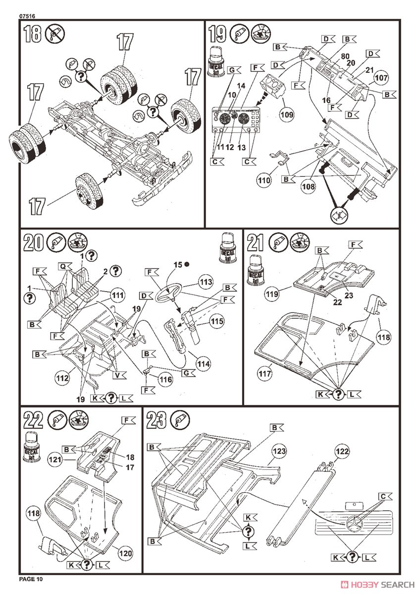 Mercedes-Benz 1625 TLF 24/50 (Model Car) Assembly guide6