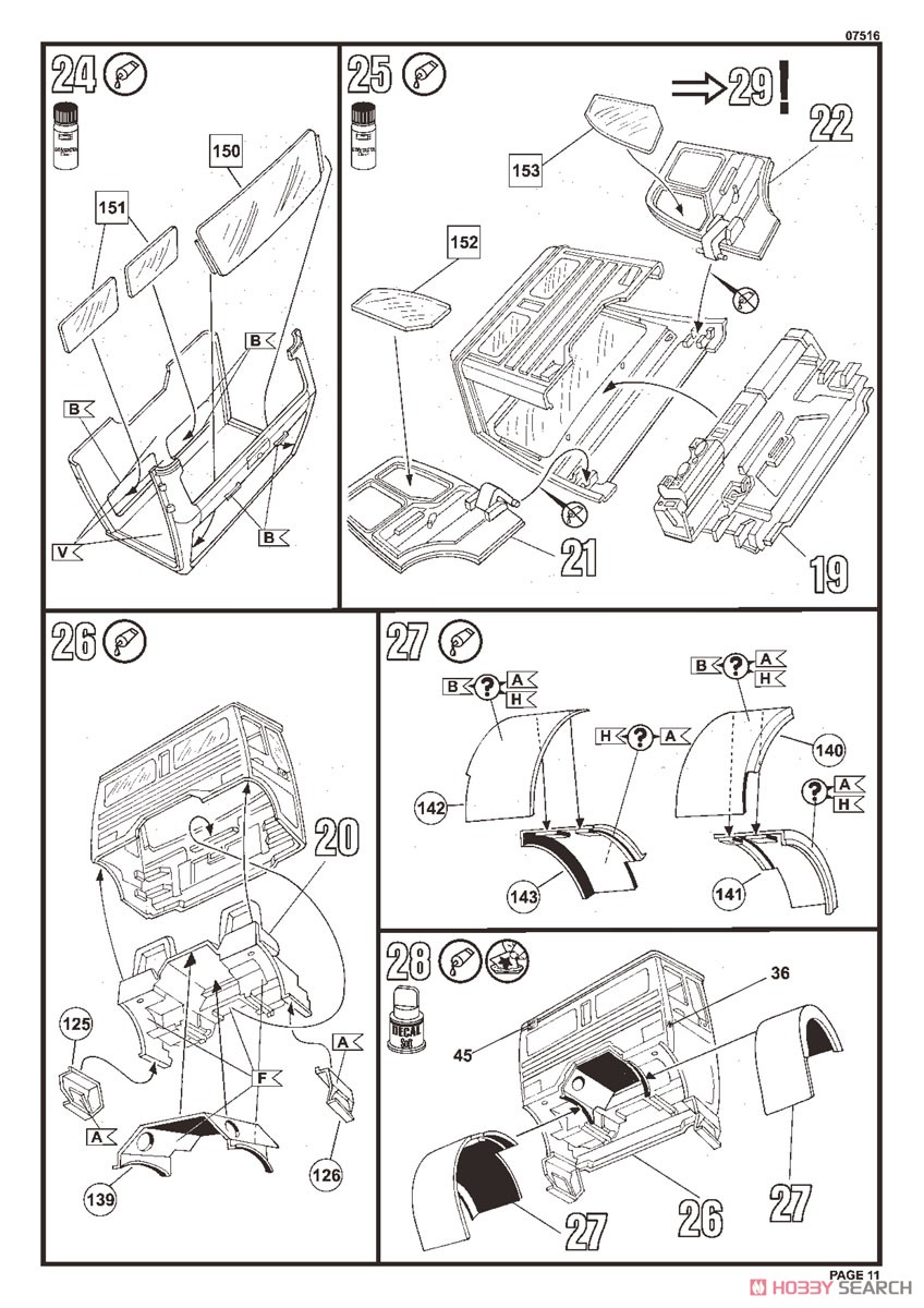 Mercedes-Benz 1625 TLF 24/50 (Model Car) Assembly guide7