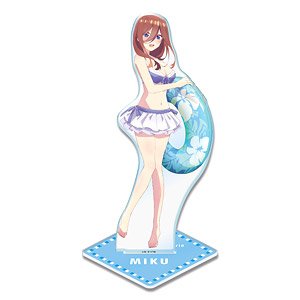 [The Quintessential Quintuplets the Movie] Acrylic Stand Swimwear Ver. Design 03 (Miku Nakano) (Anime Toy)